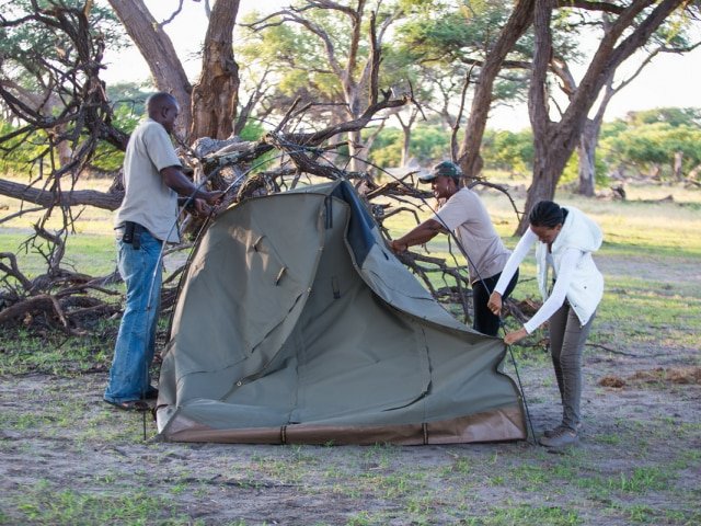 Semi-Participation Camping Safari, Botswana Semi-Participation Camping Safari, Botswana