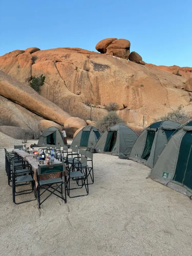 Fully-serviced Camping